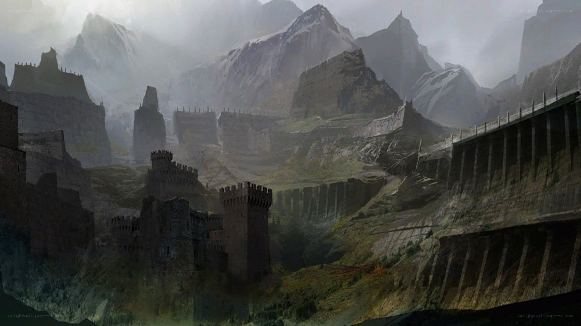 ancient mountain fortress