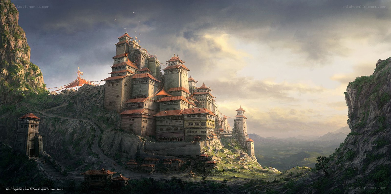 Ancient mountain fortress