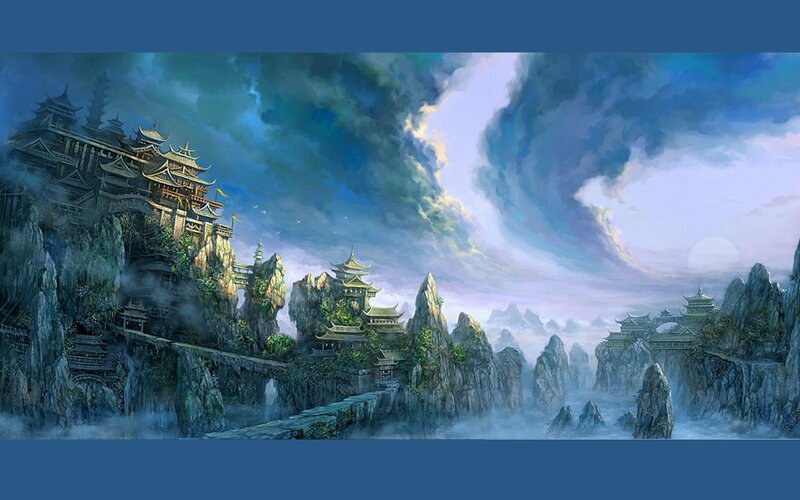 Ancient mountain temple city