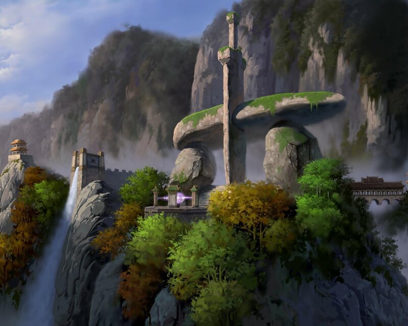 Ancient mountain temple