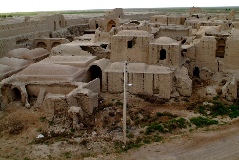 ancient mud-brick ruins
