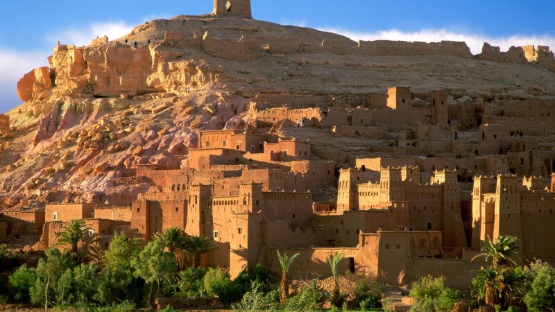 Ancient Mud-brick Village — Brown, Dramatic