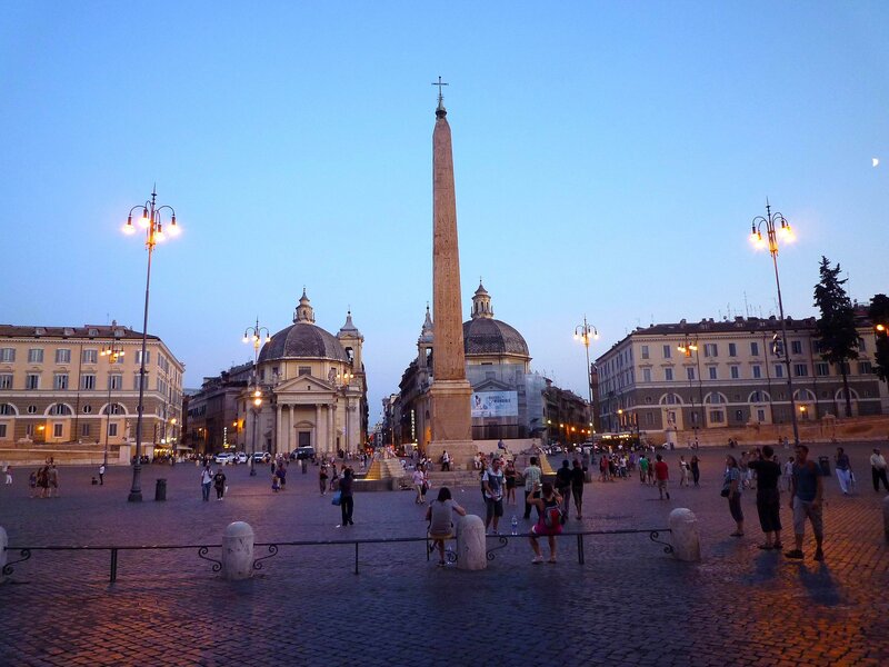 Ancient Obelisk in Square