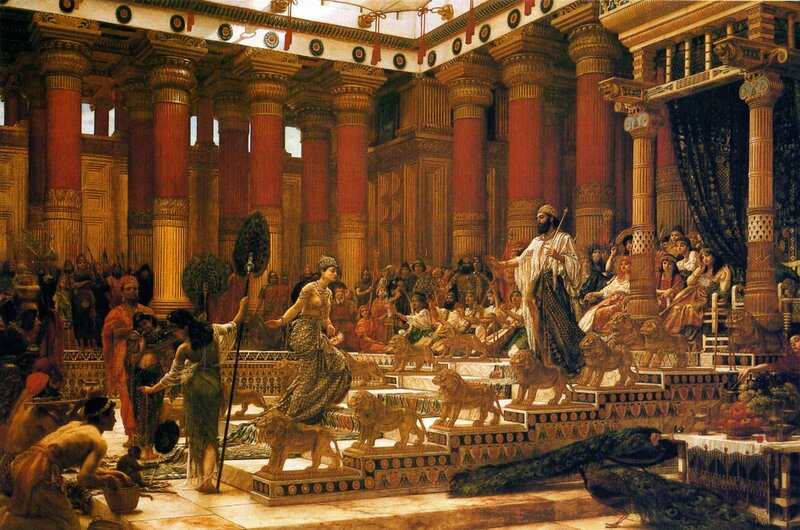 Ancient palace ceremony scene