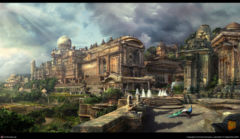 ancient palace concept art