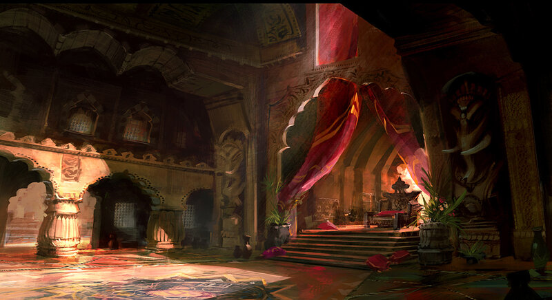 ancient palace throne room