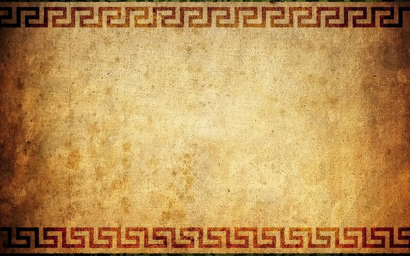 ancient parchment with border