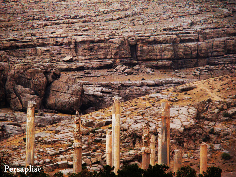 ancient pillars at persepolis