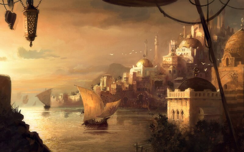 Ancient Port City — Gold