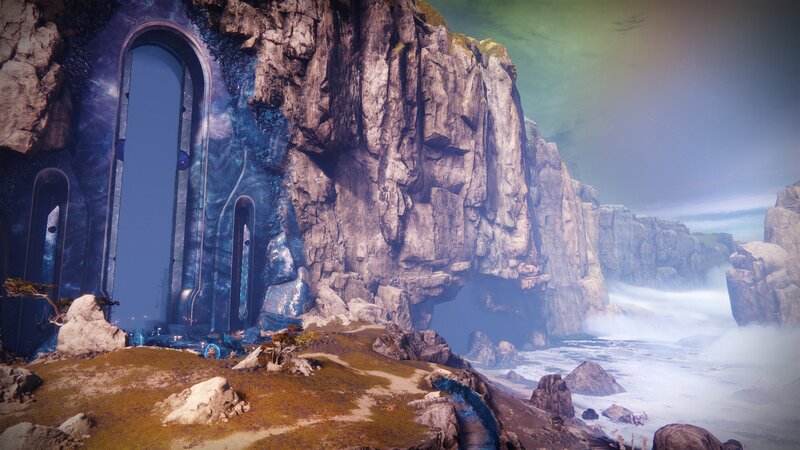 Ancient Portal in Cliff