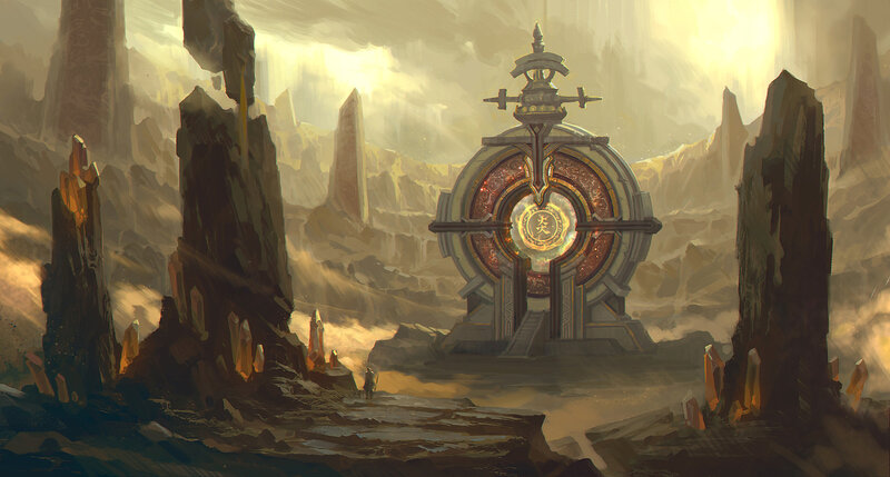 Ancient Portal in Desert