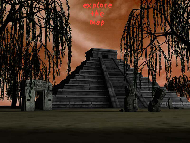 ancient pyramid at dusk