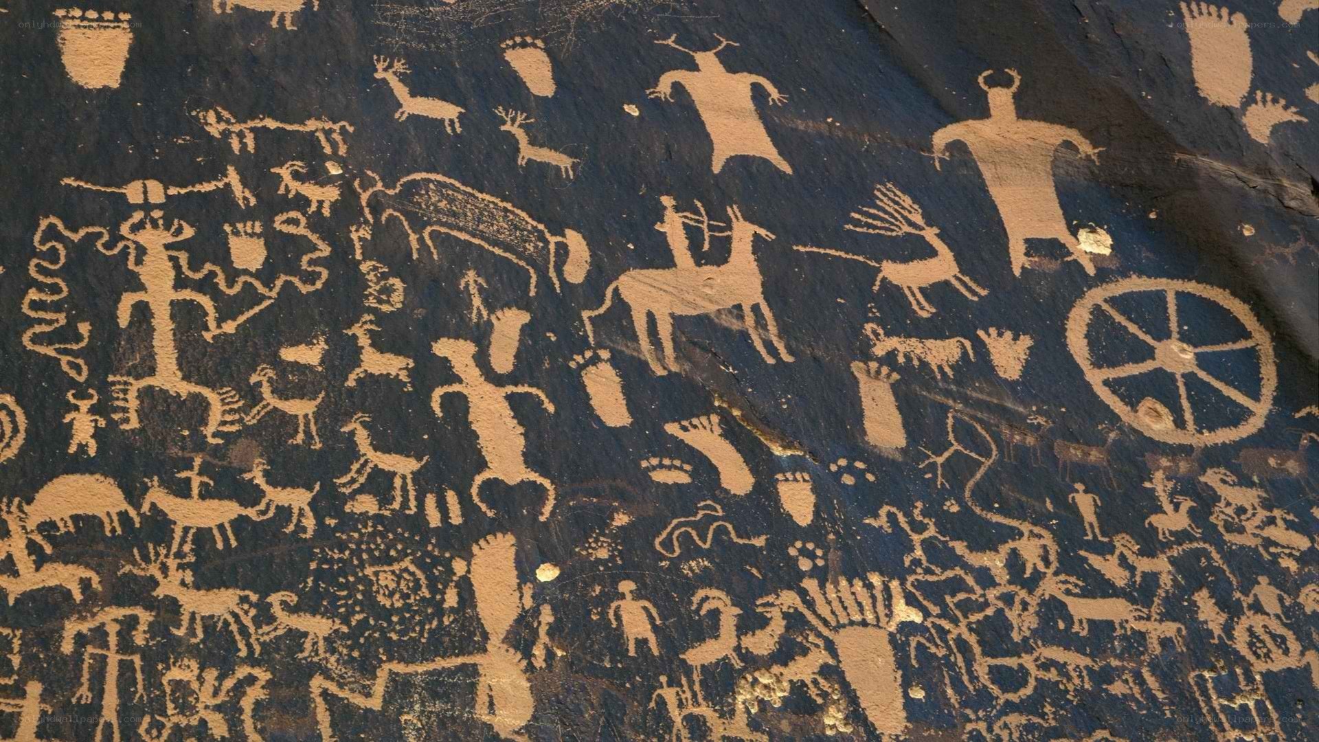 ancient rock art petroglyphs