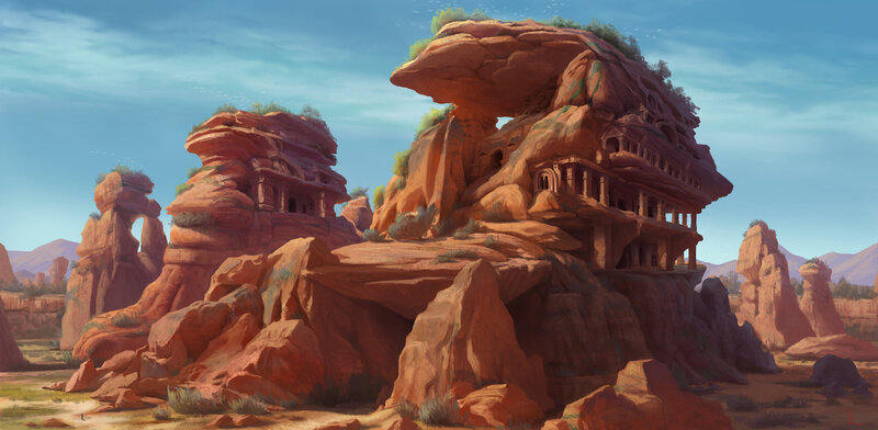 Ancient Rock-carved City