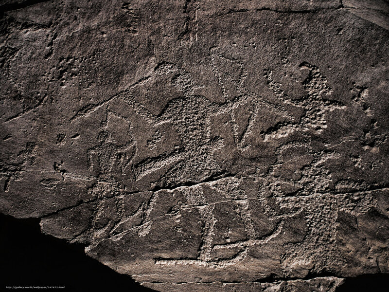ancient rock carvings