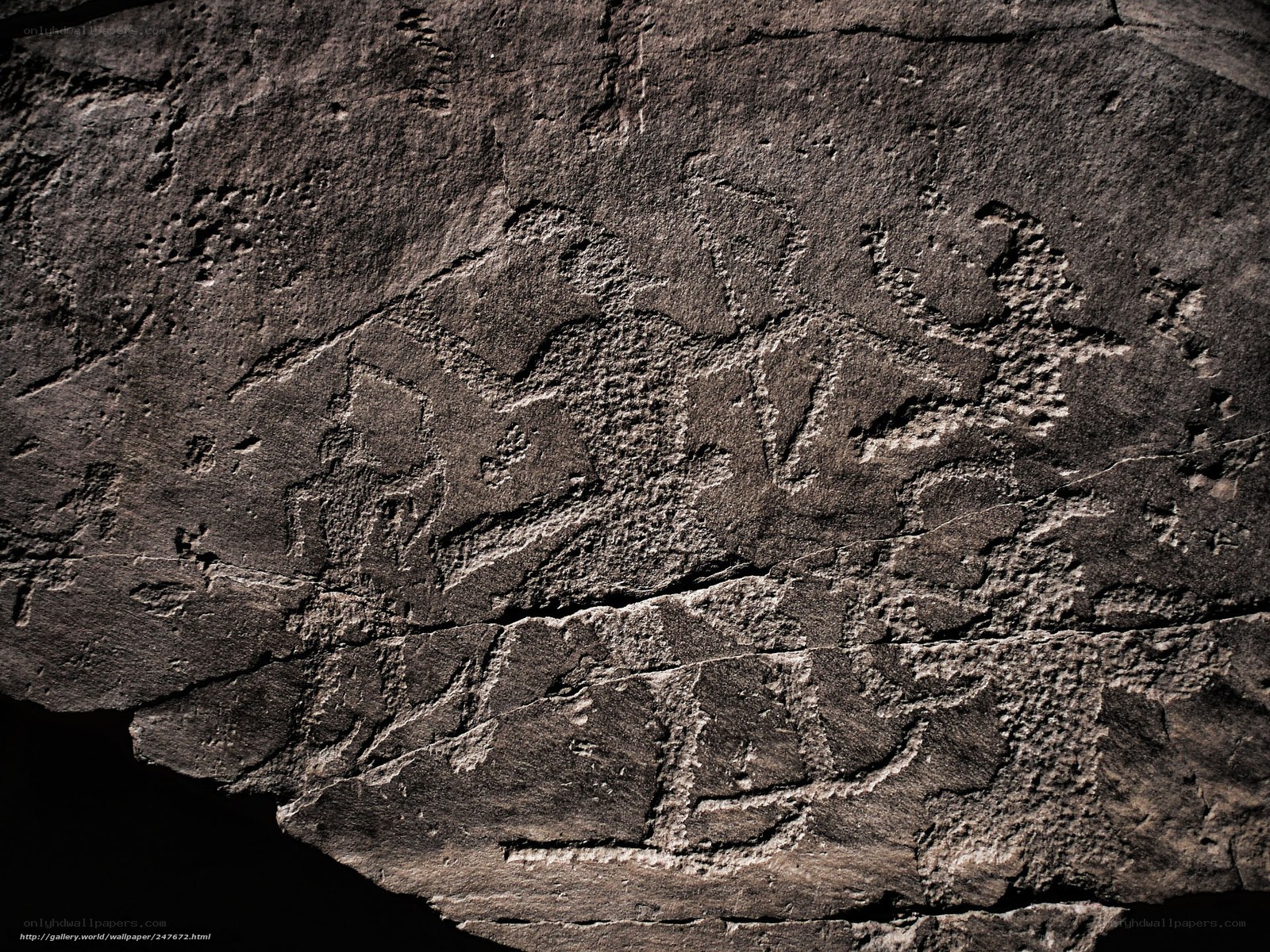 ancient rock carvings