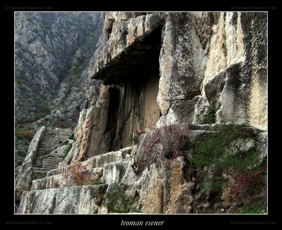 ancient rock-cut tomb