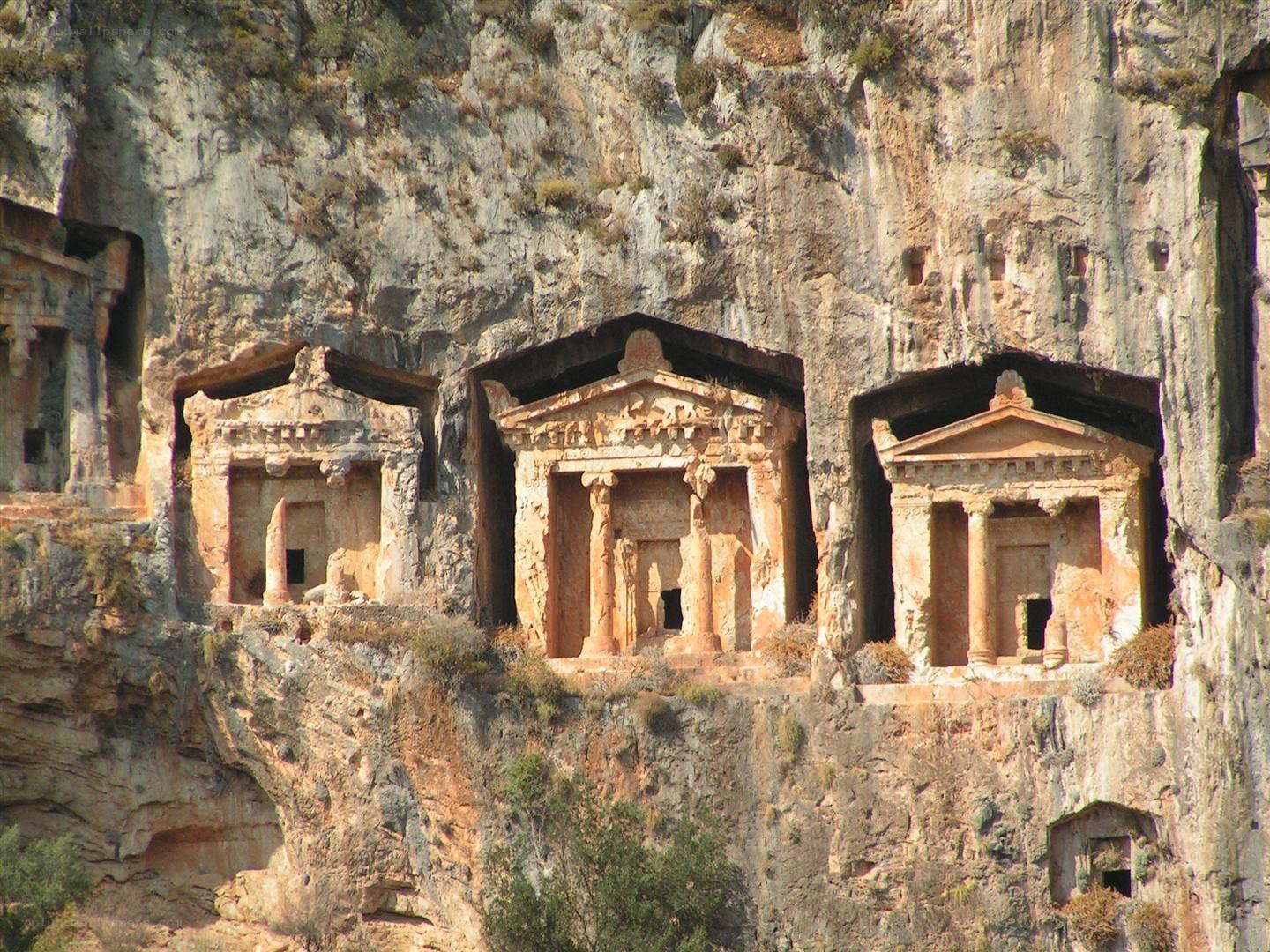 ancient rock-cut tombs