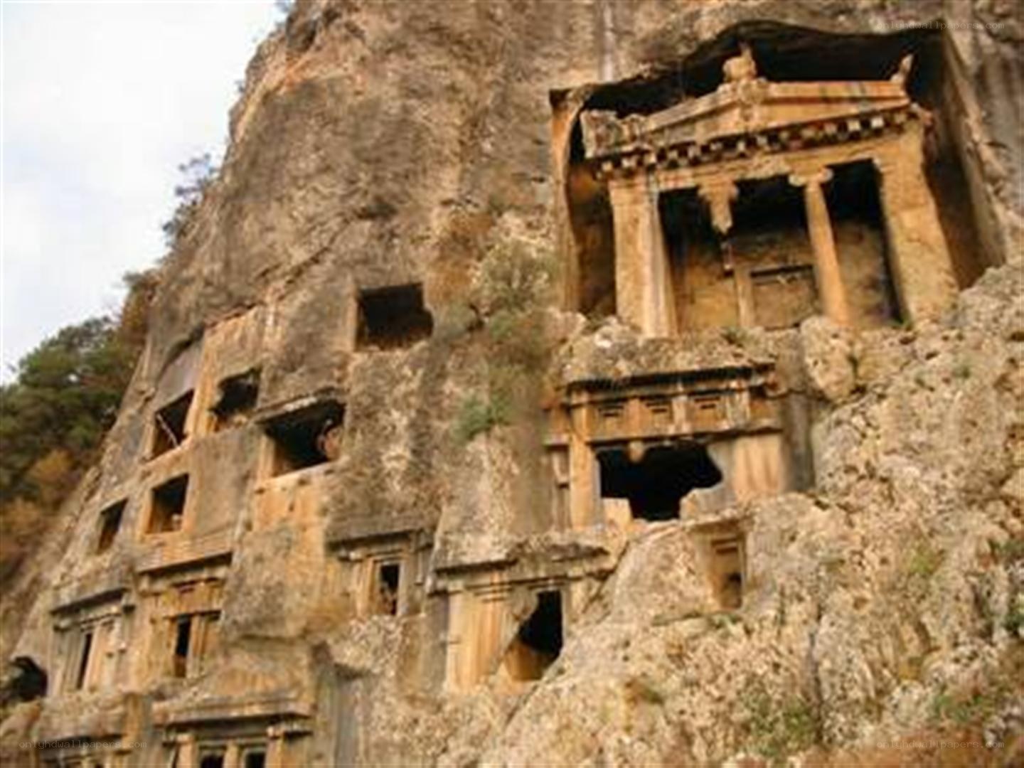 ancient rock-cut tombs