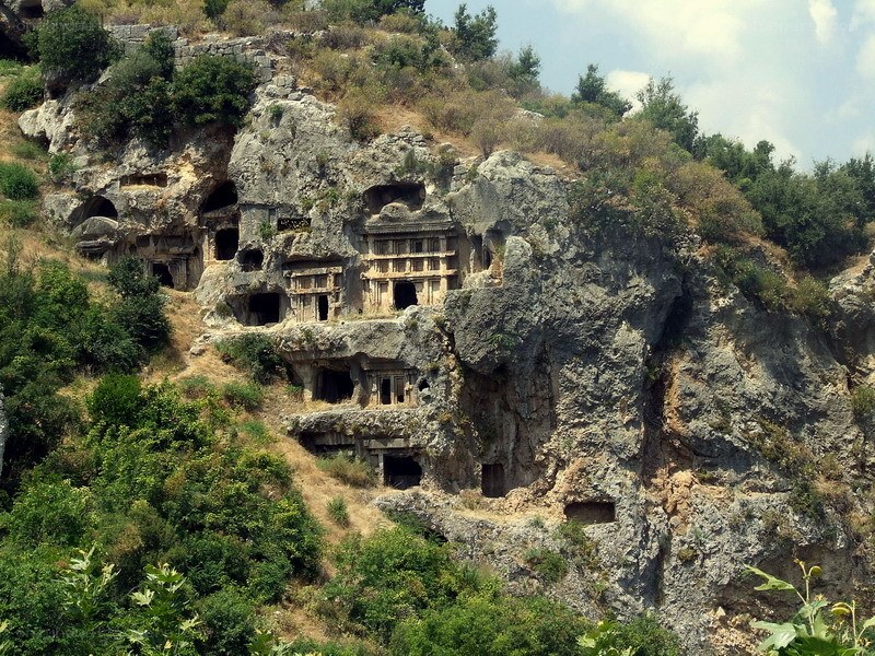 ancient rock-cut tombs