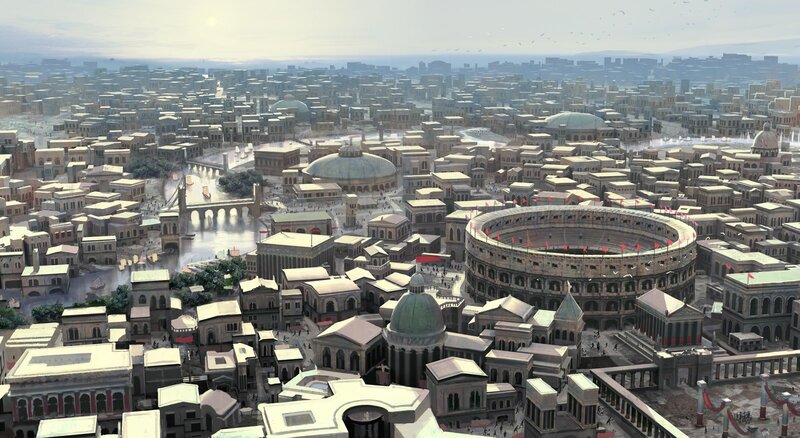 Ancient Roman City — Beige