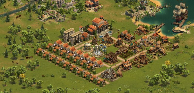 Ancient Roman City — Green