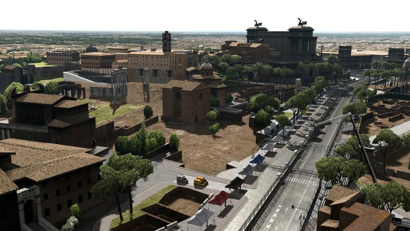 ancient roman cityscape