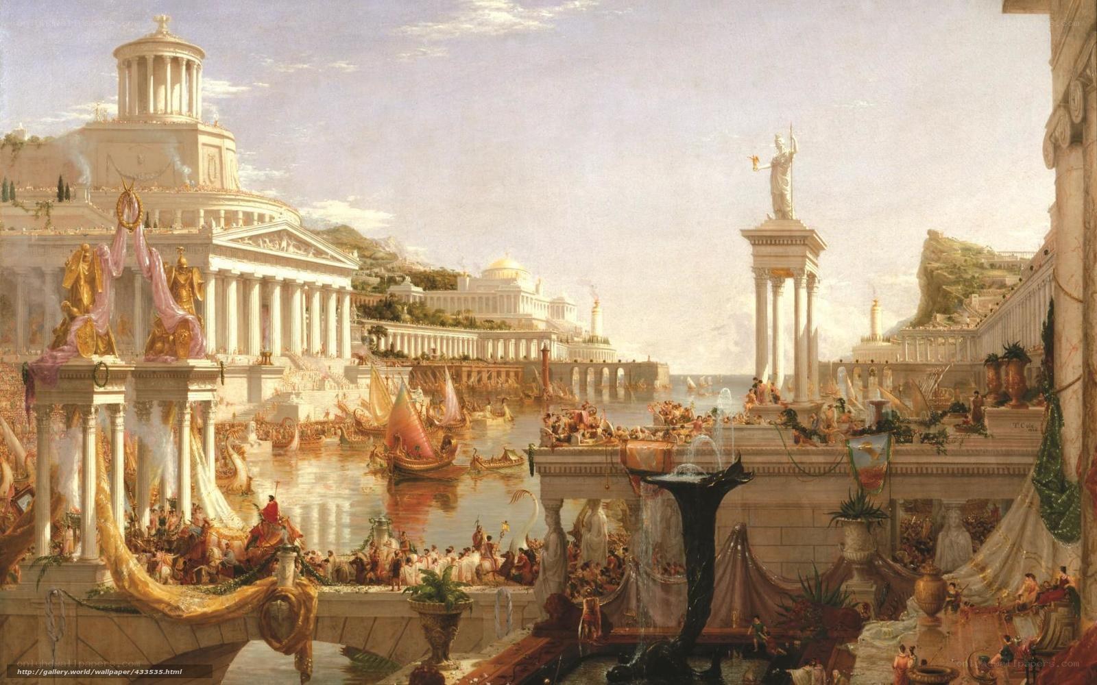 Ancient Roman cityscape
