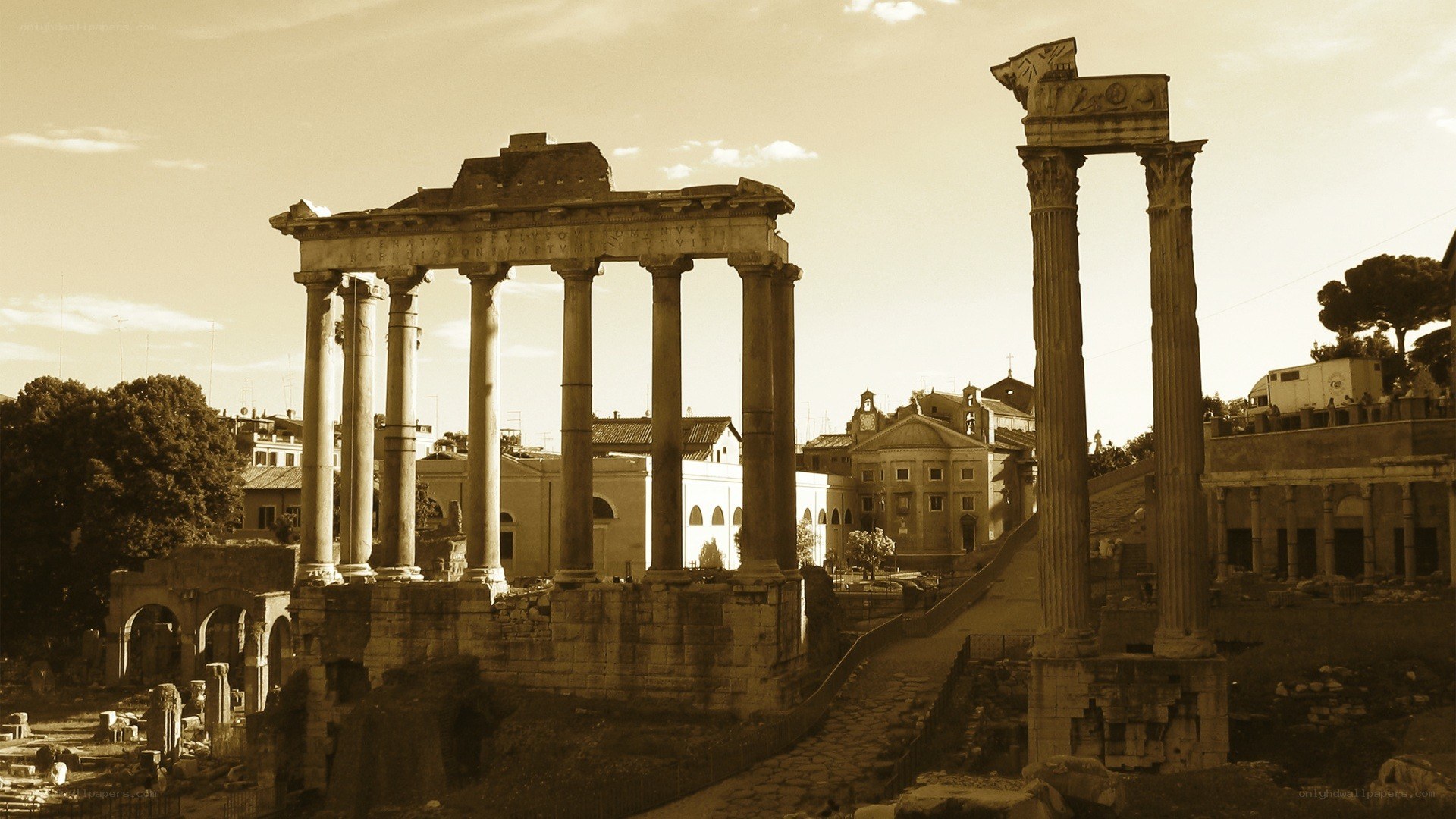 ancient roman ruins