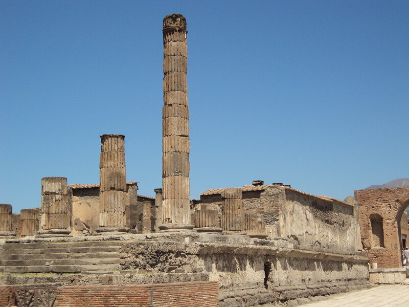 Ancient Roman Ruins — Blue