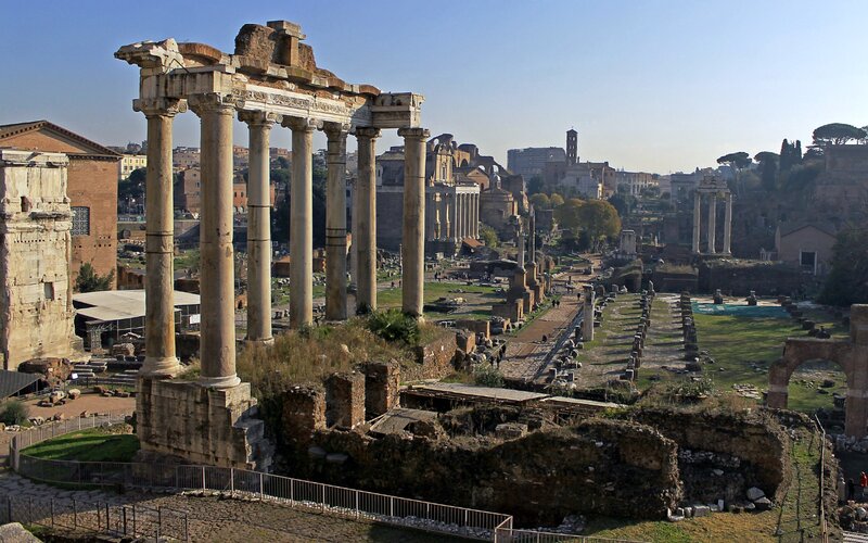 Ancient Roman Ruins — Brown, Historical, Afternoon