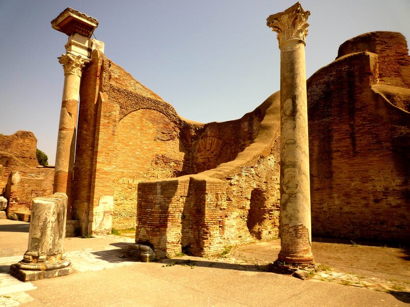 Ancient Roman Ruins — Brown, Serene