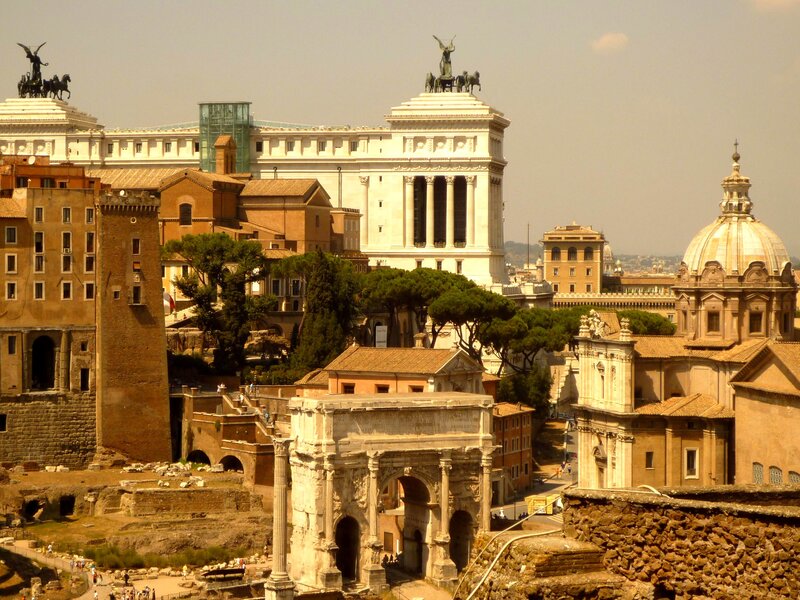 Ancient Roman Ruins — Brown