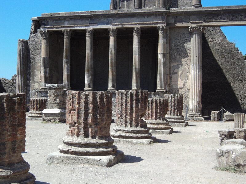 Ancient Roman Ruins — Gray