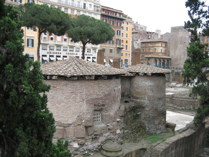 Ancient Roman ruins in Rome