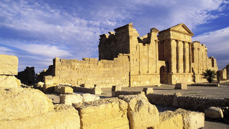 Ancient Roman ruins in Tunisia