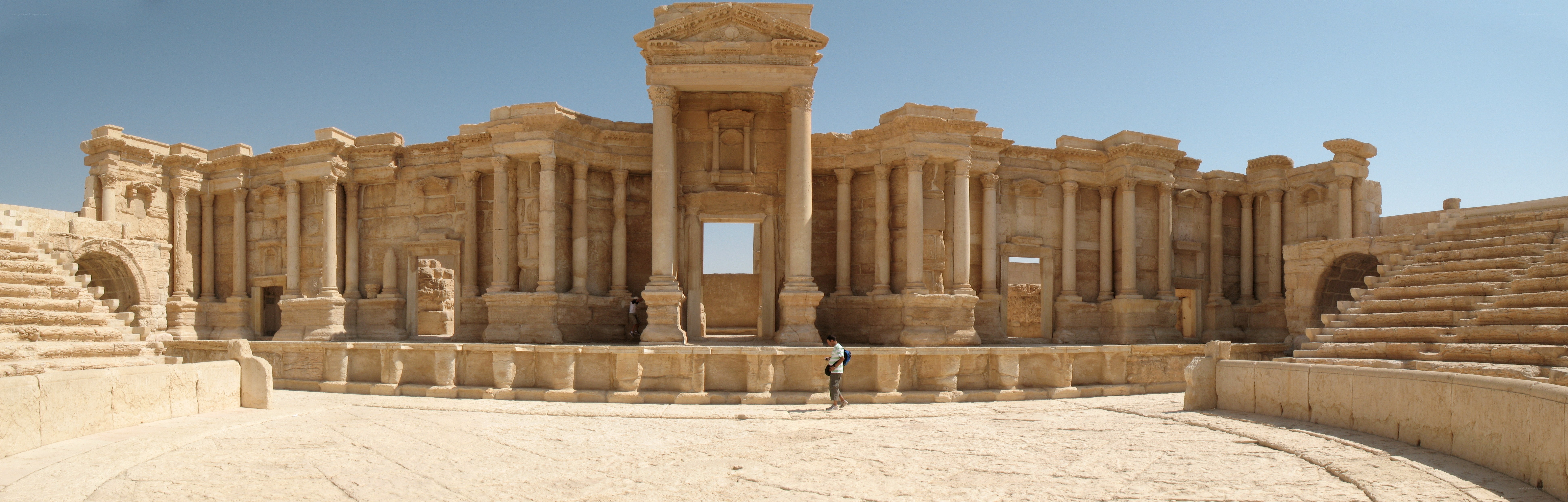Ancient Roman theater in Jerash