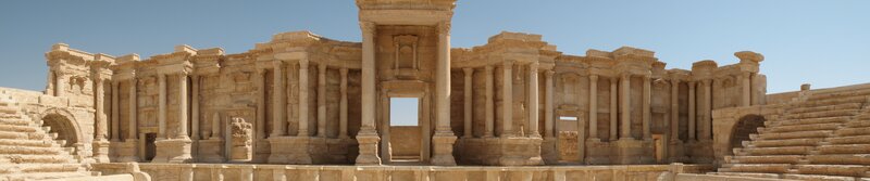 Ancient Roman theater in Jordan