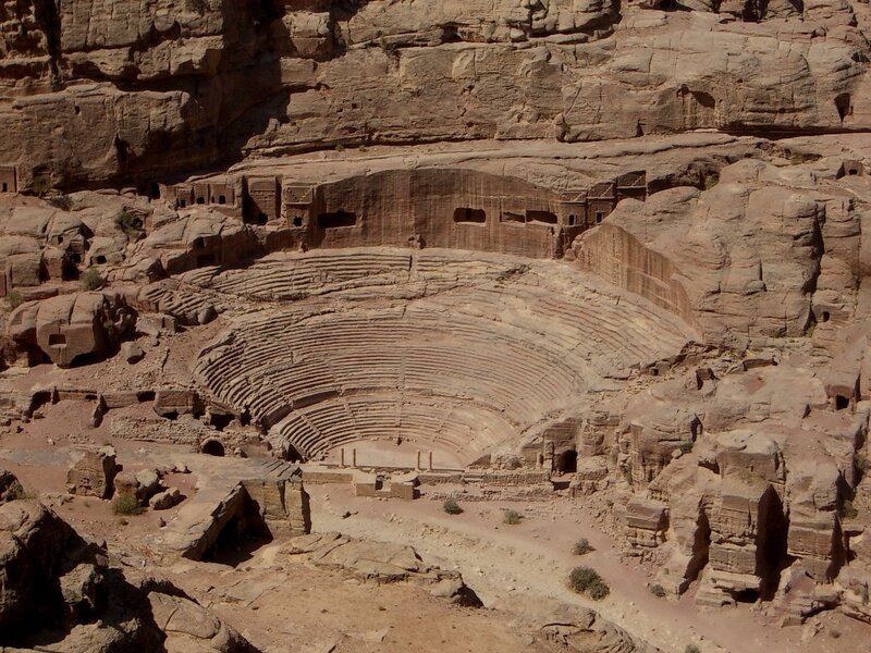 Ancient Roman theater in Petra