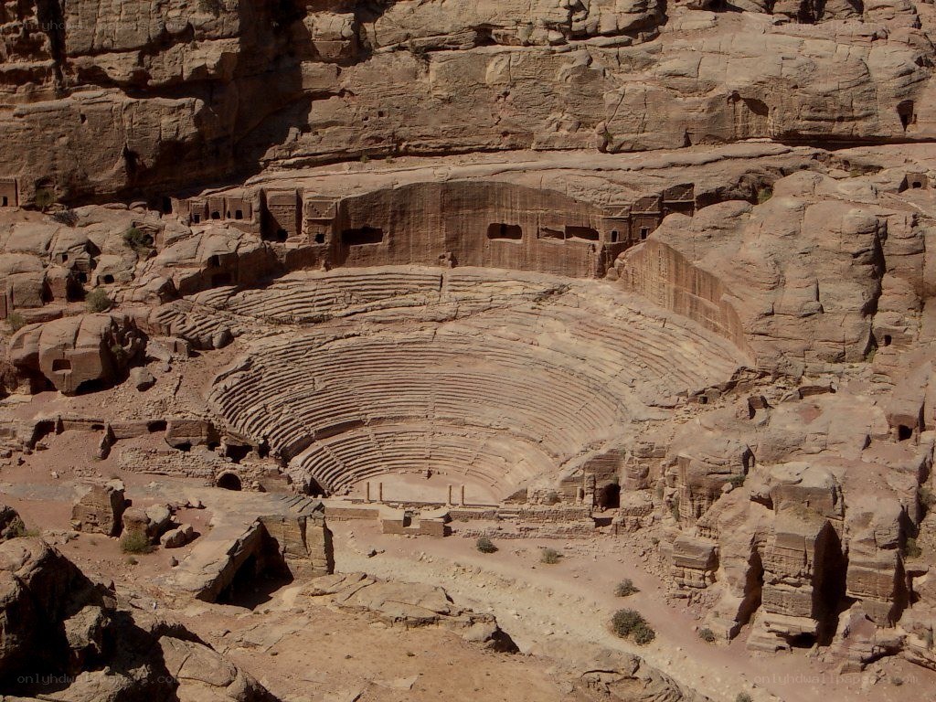 Ancient Roman theater in Petra