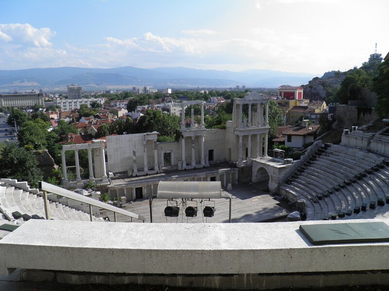 Ancient Roman Theater — White