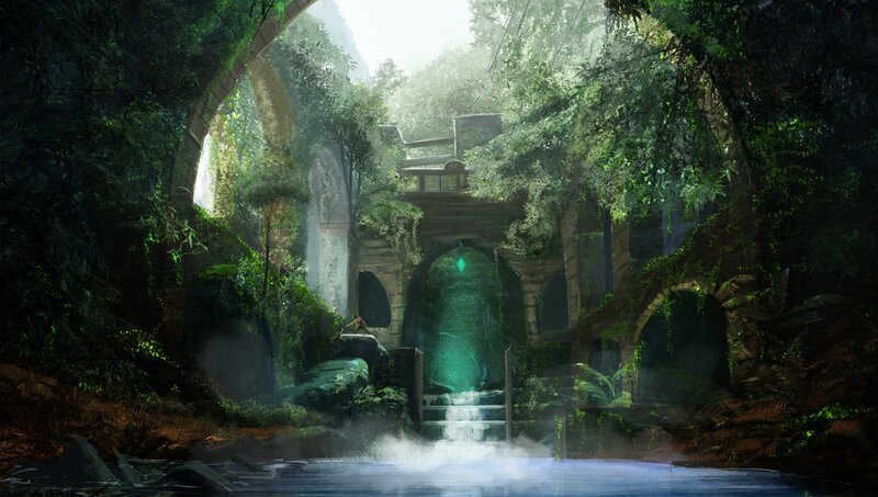 Ancient Ruin in Jungle