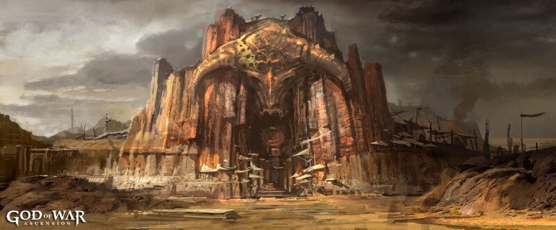 Ancient Ruin Structure — Brown