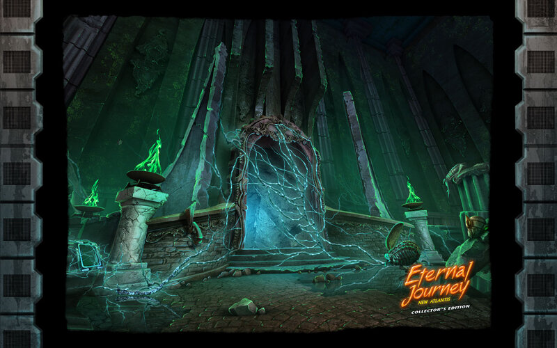 Ancient Ruin with Energy Portal
