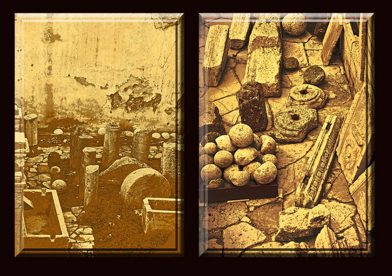ancient ruins and artifacts