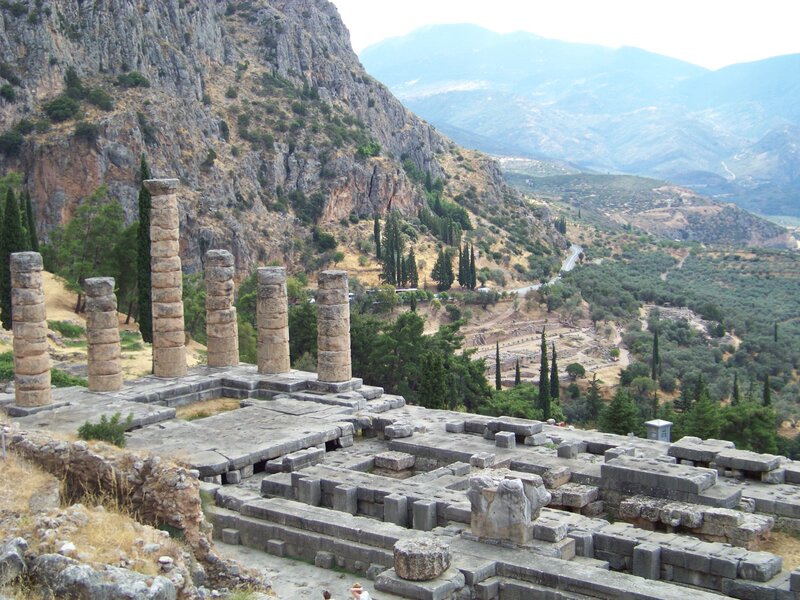 Ancient ruins at Delphi