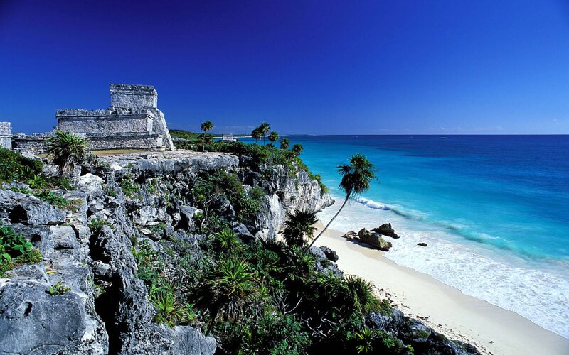 Ancient Ruins by Ocean
