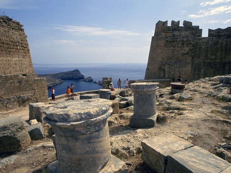 Ancient Ruins by Sea