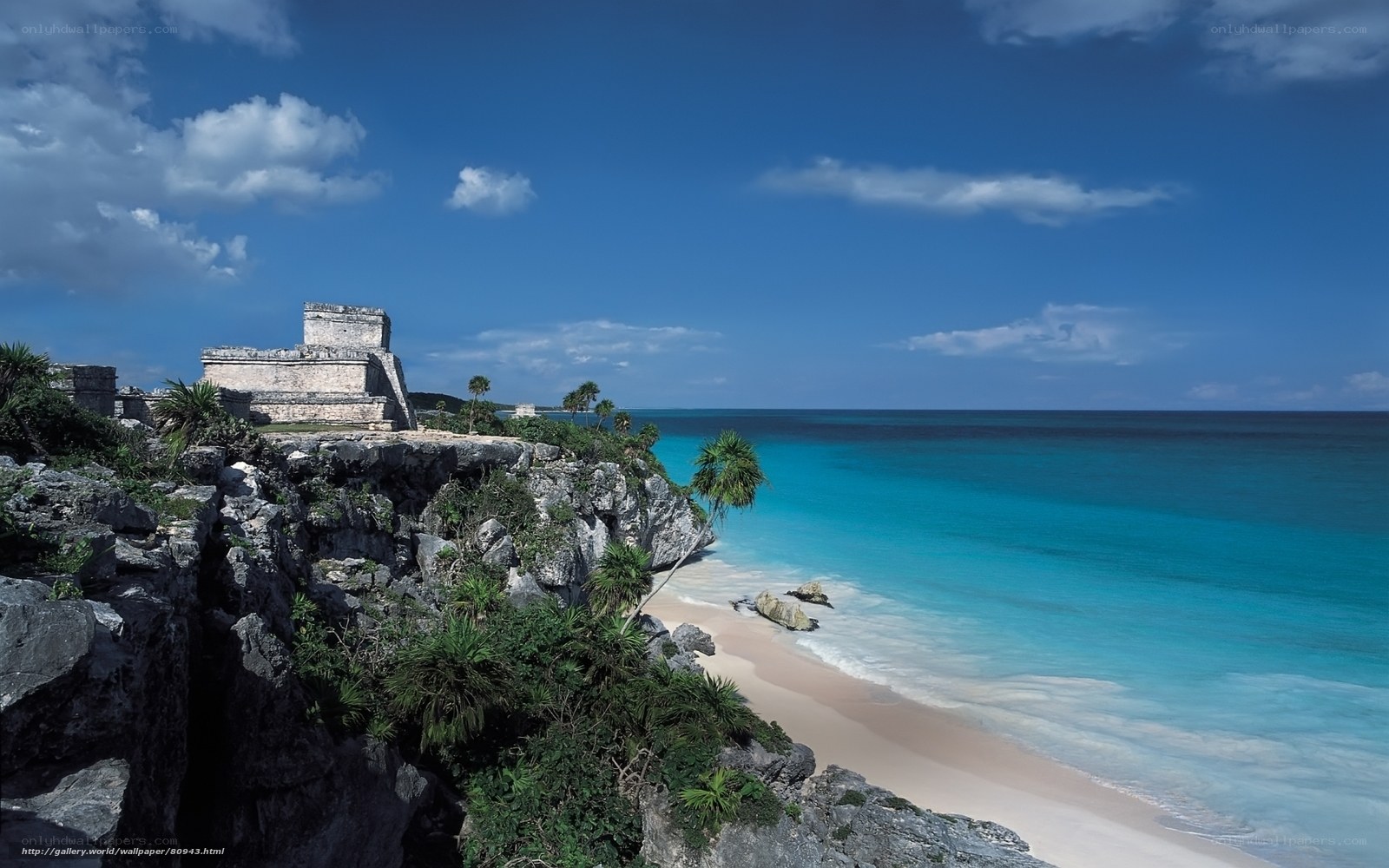 ancient ruins by the sea