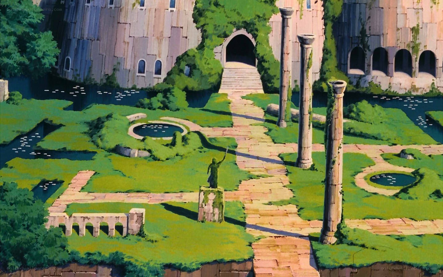 ancient ruins garden